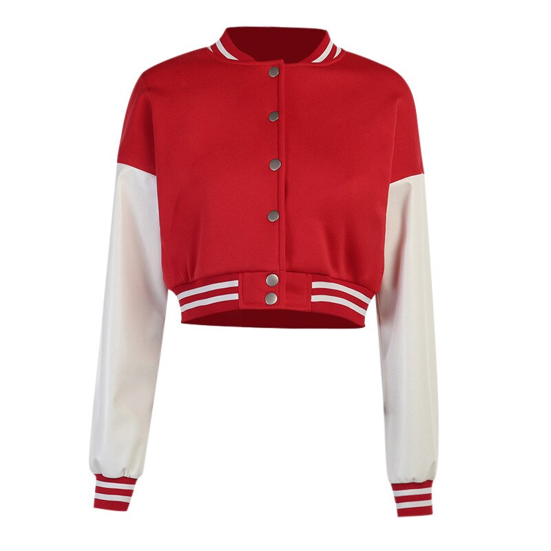 Stitching Letters Embroidery Baseball Uniform Jacket