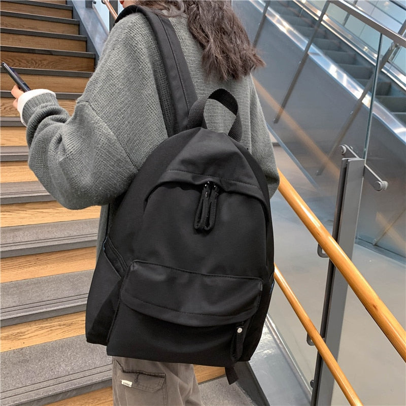 Simple Canvas Backpack