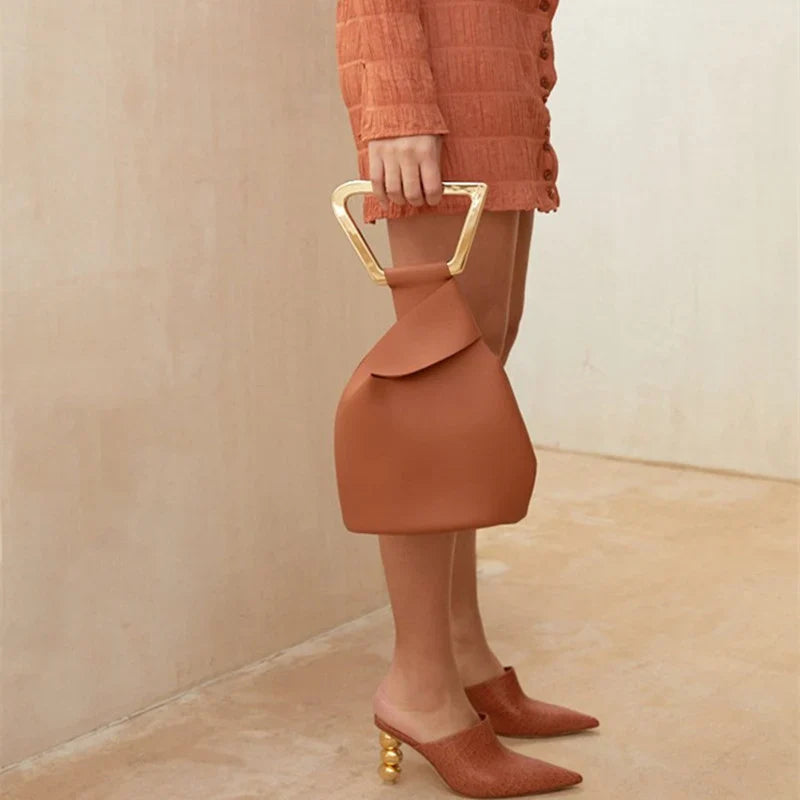 Enora Resin Handle Knot Bag