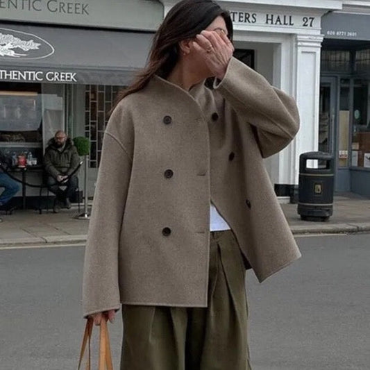 Shiela Cotton Woolen Jacket